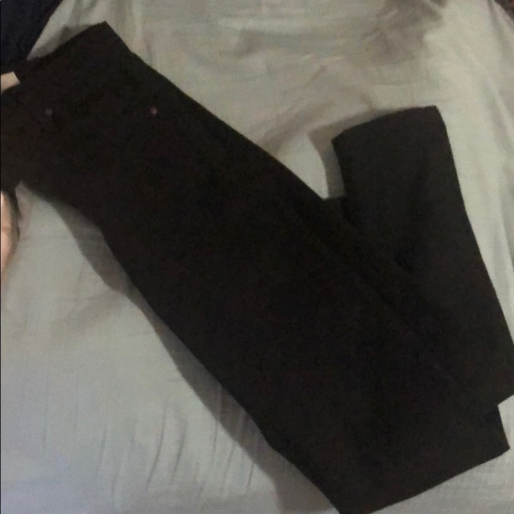 Topshop plain black Jamie jeans